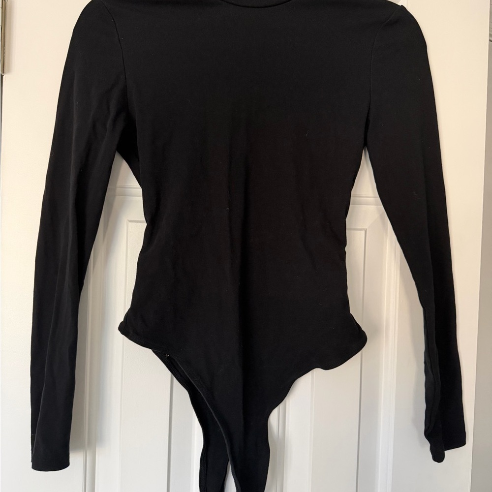 Black Long Sleeve Bodysuit